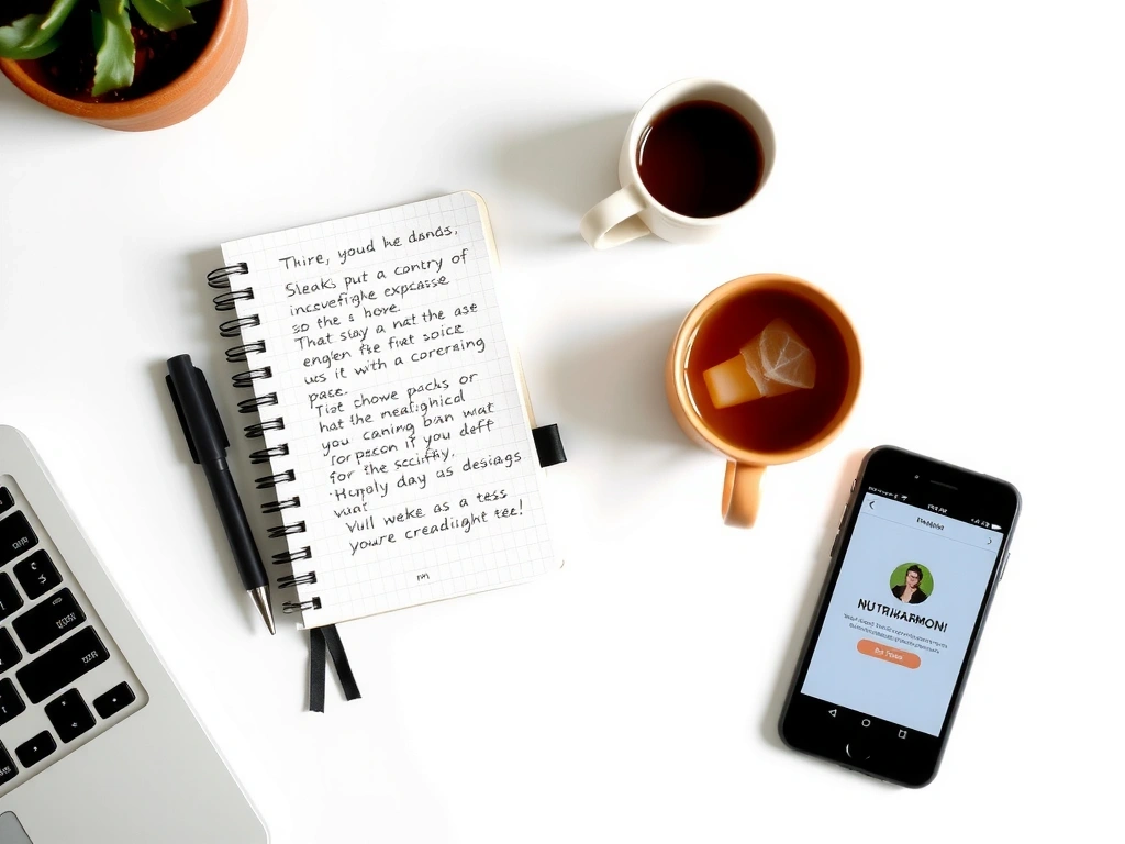 A calm desk setup ready for a consultation