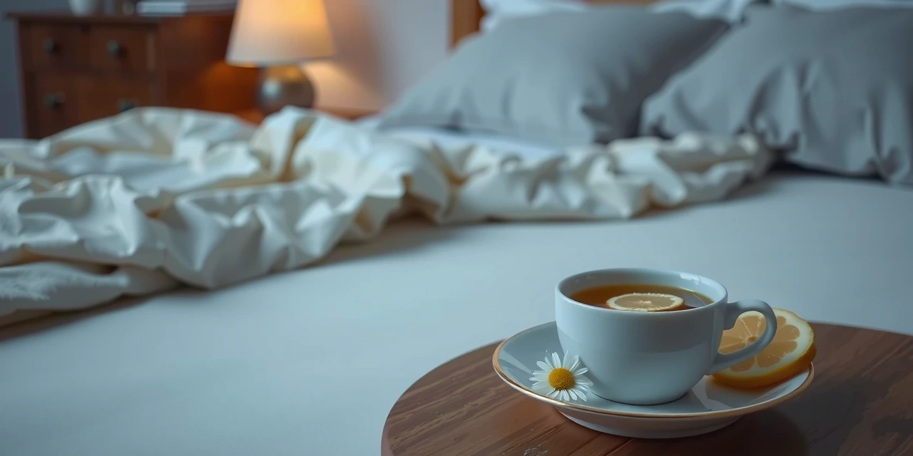 Nighttime tea ritual